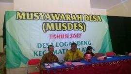 Musyawarah Desa Logandeng di RM Ayam Goreng Pak Parman