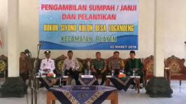 Pelantikan Dukuh Siyono Kulon