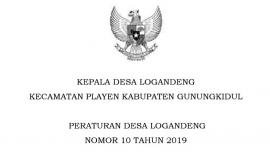 Perdes No 10 Tahun 2019 tentang Pungutan Desa